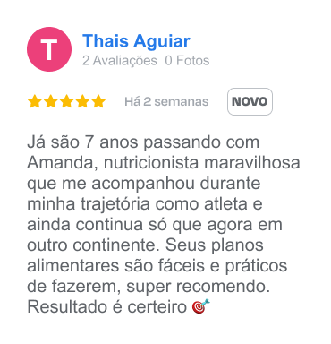 A Nutricionista Amanda Rodrigues oferece acompanhamento nutricional individualizado, combinando ciência e personalização para melhorar a sua qualidade de vida e performance esportiva.